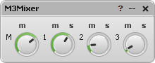 M*Mixer parameter editor window